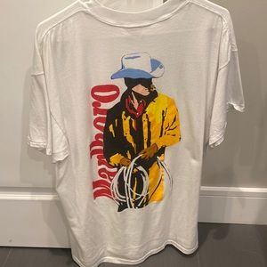 Vintage 1990s Marlboro Cowboy Pocket T Shirt